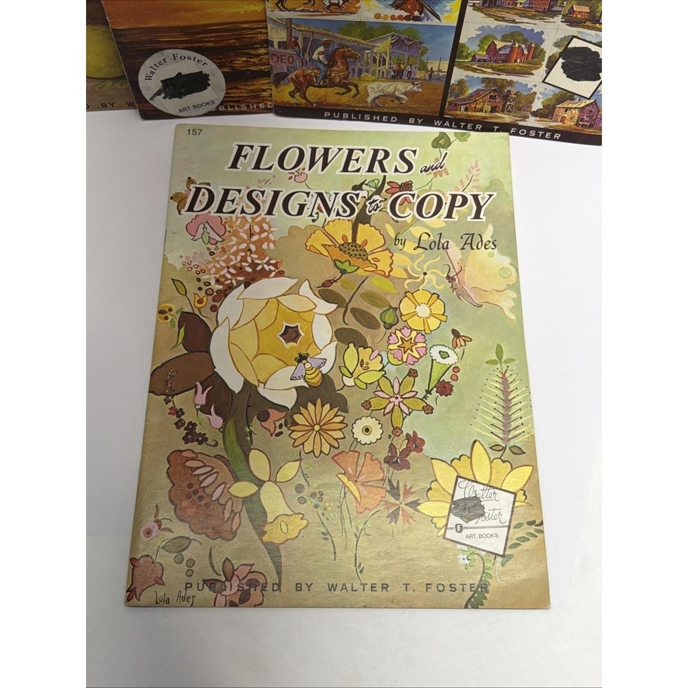 VTG Walter T. Foster Art Instruction Books Painting Guides How To (Lot Of 4) - Picture 2 of 5